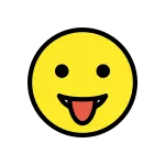 Face With Tongue SVG Icon